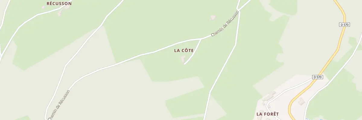 Plan du 5247 La Cote à Vanosc