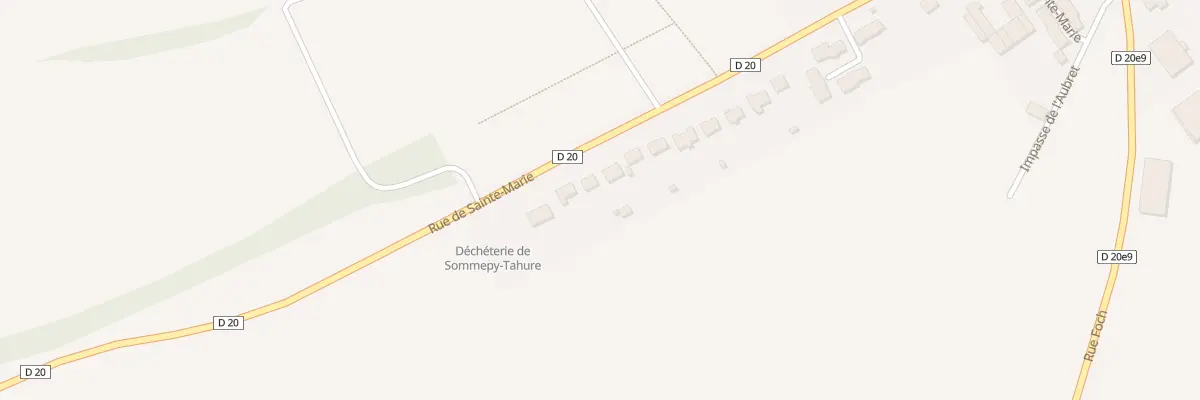 Plan du 29 Rue de Sainte-Marie à Sommepy-Tahure