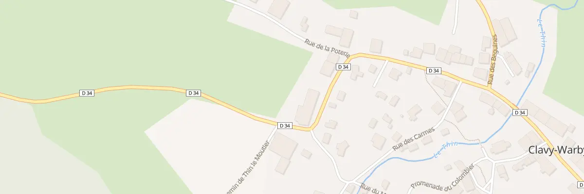 Plan du 4 Rue de la Haute Mitree à Clavy-Warby