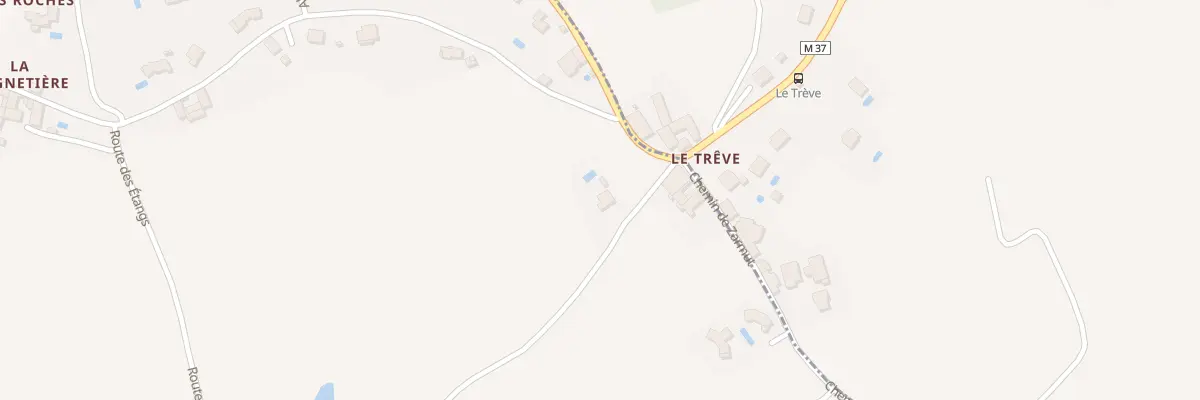Plan du 1272 Rte du Treve à Cellieu