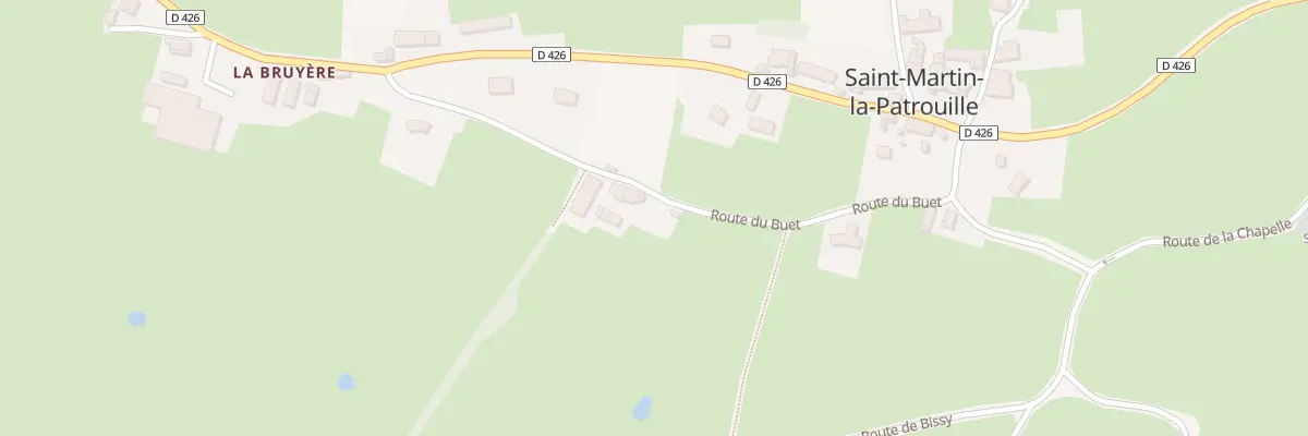 Plan du 228 Rte du Buet à Saint-Martin-la-Patrouille