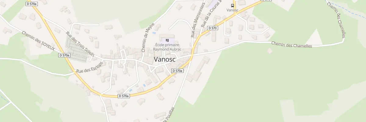 Plan du 5060 Le Village à Vanosc