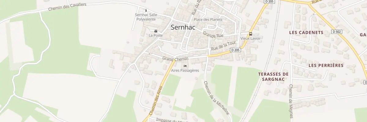 Plan du 8B Rue du Grand Chemin à Sernhac