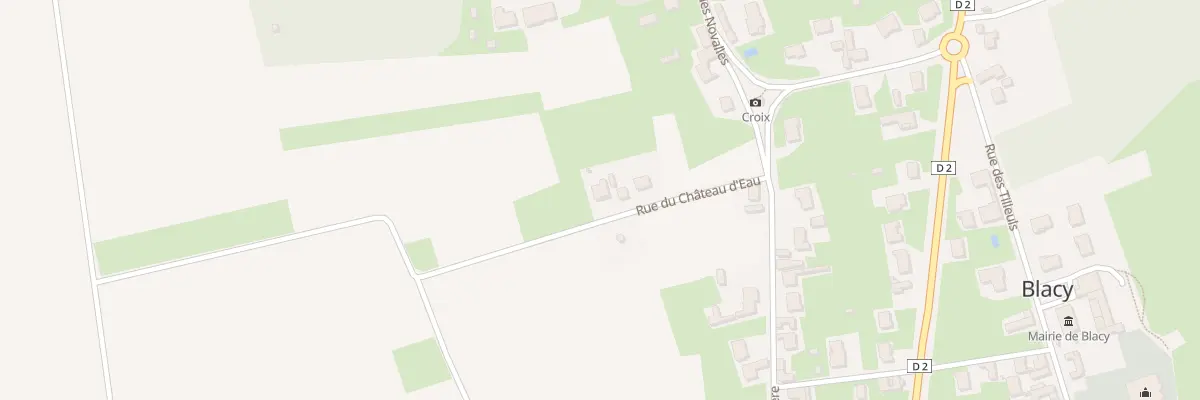 Plan du 6 Rue du Chateau à Blacy