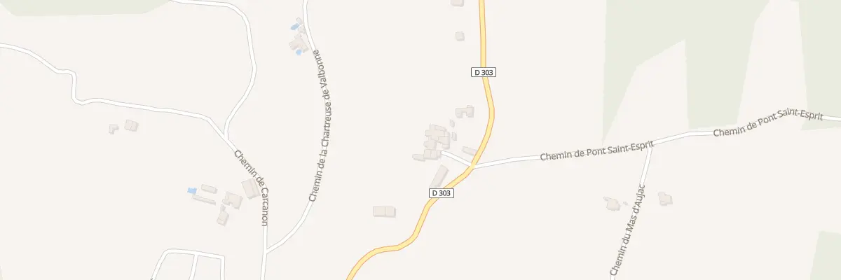 Plan du 43 Aujac à Saint-Michel-d’Euzet