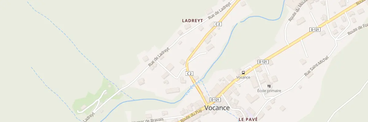 Plan du 2 Che du Moulin à Vocance