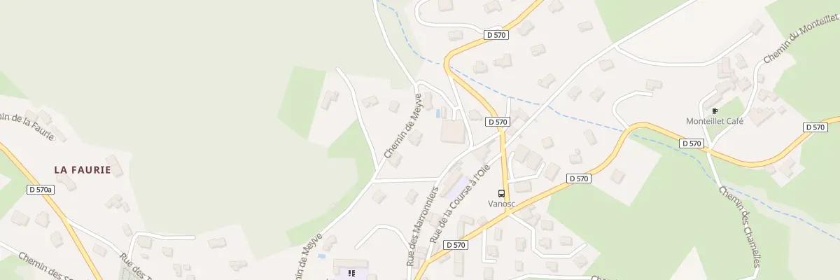 Plan du 5317 Fontaines de Vanosc à Vanosc
