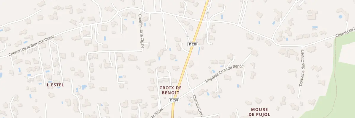 Plan du 34 Che Neuf à Castillon-du-Gard