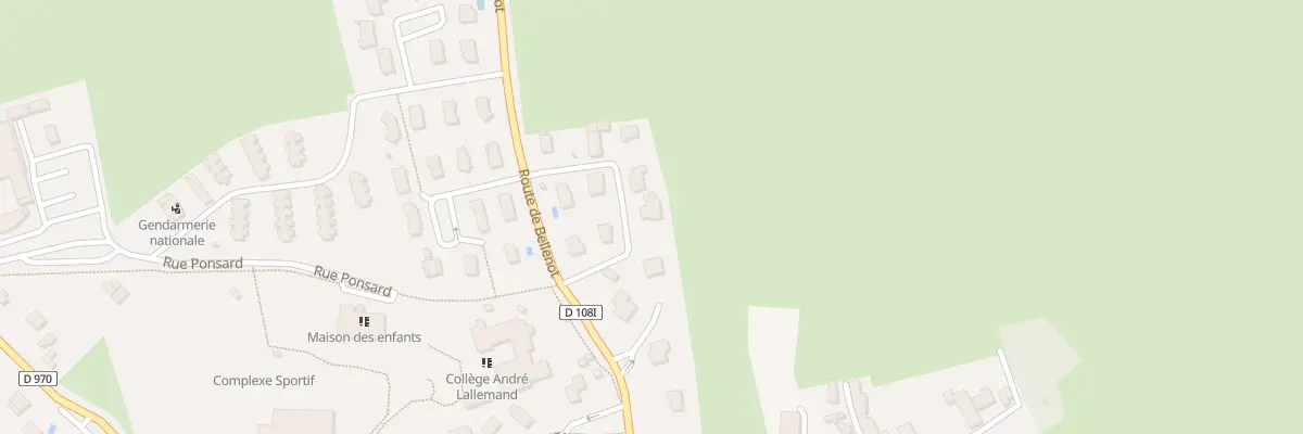 Plan du 2 Rue du Larrey de la Roche à Pouilly-en-Auxois