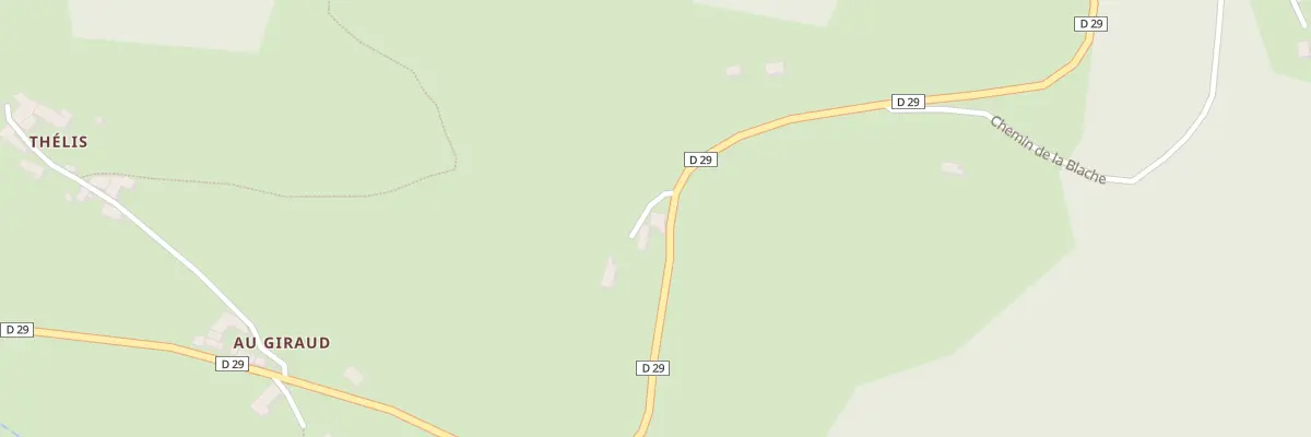 Plan du 45 Che de la Petite Combe à Thélis-la-Combe