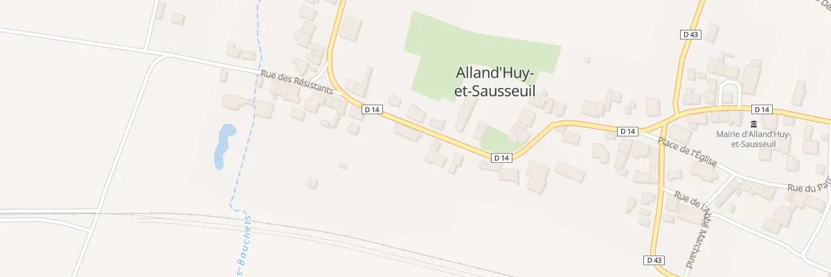 Plan du 5099 Rue Mi La Ville à Alland’Huy-et-Sausseuil