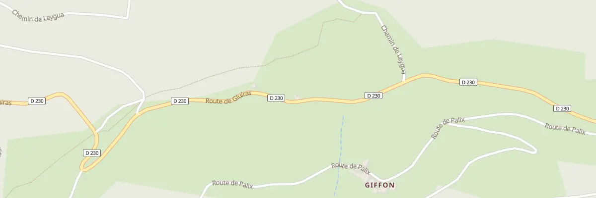 Plan du 5429 L’Hubac de Boury à Gluiras