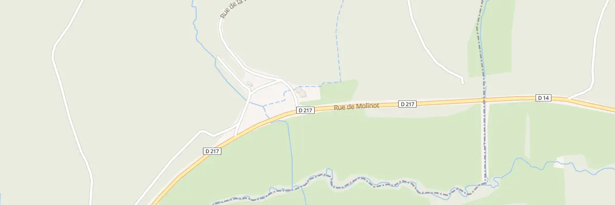 Plan du 44 Rue de la Fontaine Bonhomme à Épinac