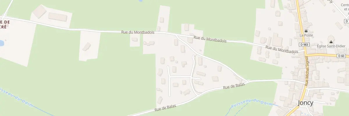 Plan du 9 Lot du Vieux Chêne à Joncy