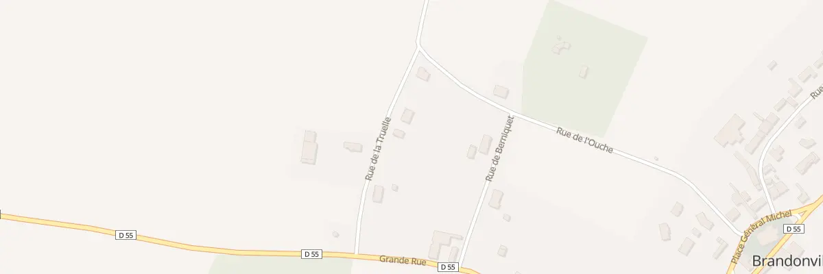 Plan du 6 Rue de la Truelle à Brandonvillers