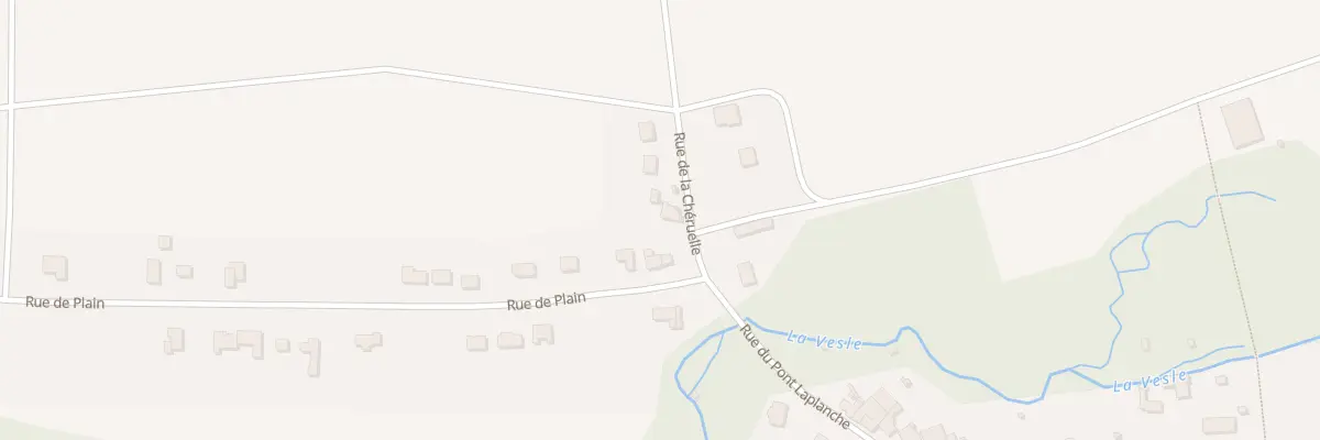 Plan du 1 Rue de la Chéruelle à Courtisols