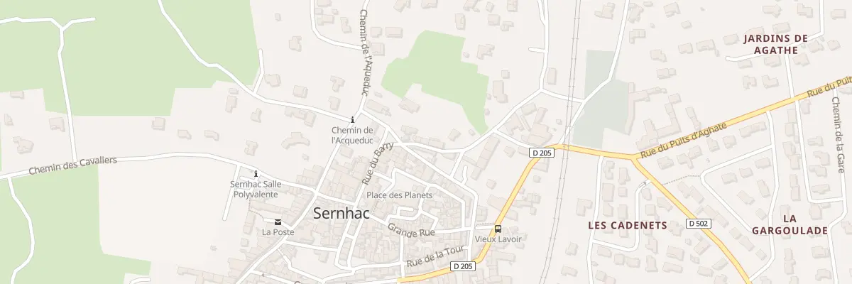Plan du 36B Rue du Barry à Sernhac