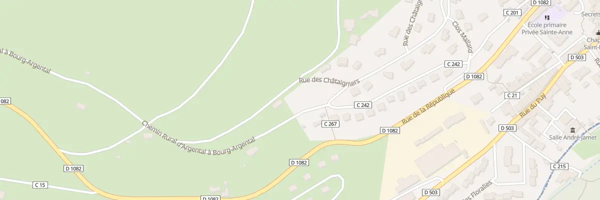 Plan du 17 Rue des Châtaigniers à Bourg-Argental