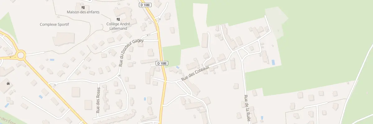 Plan du 1 Rue des Coteaux à Pouilly-en-Auxois