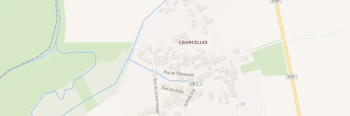 Plan du 1A Rue Sainte Anne à Montliot-et-Courcelles