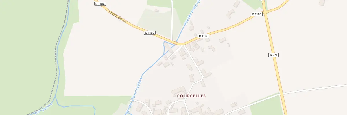 Plan du 3 Imp du Moulin (courcelles) à Montliot-et-Courcelles