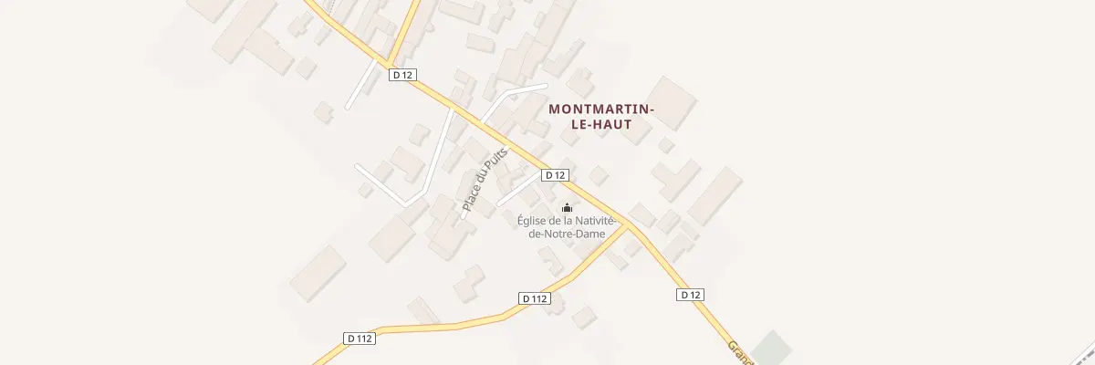 Plan du 12 Gr Grande Rue à Montmartin-le-Haut