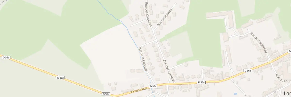 Plan du 12 Rue de la Meloise à Lacanche