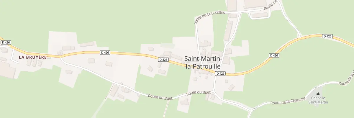 Plan du 5005 Saint Martin à Saint-Martin-la-Patrouille