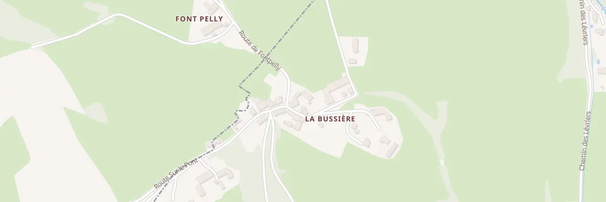 Plan du 5052 A la Bussiere à Saint-Léger-sous-la-Bussière