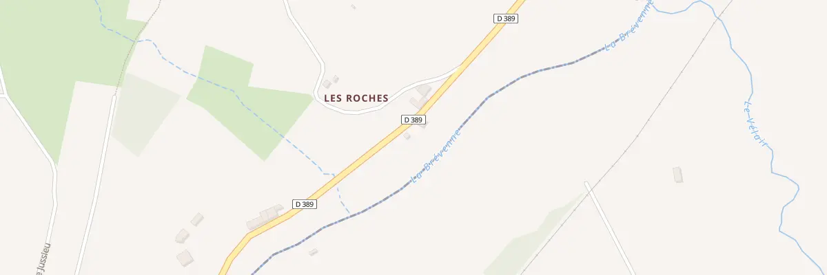 Plan du 249 Rte de la Giraudière à Bessenay