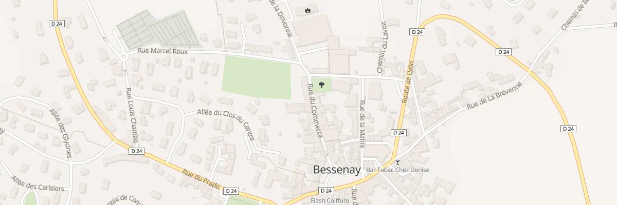 Plan du 25 Rue du Commerce à Bessenay