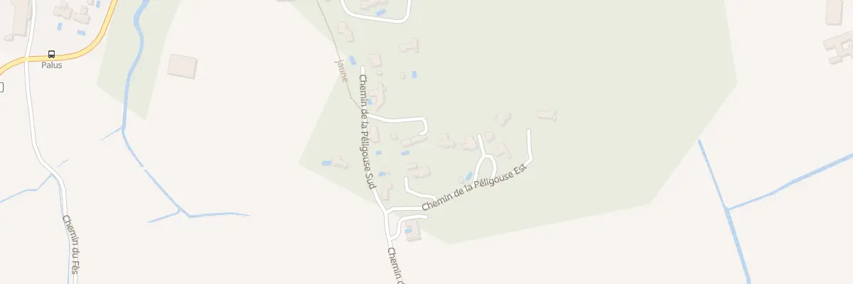 Plan du 5775 Che de la Péligouse Nord à Sabran