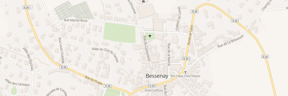 Plan du 23 Rue du Commerce à Bessenay