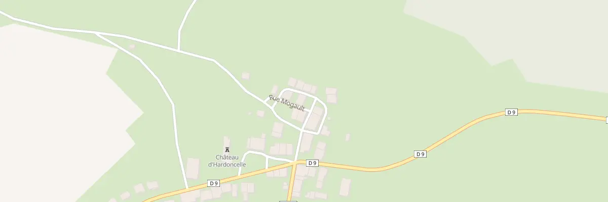 Plan du 5155 Hardoncelle à Remilly-les-Pothées