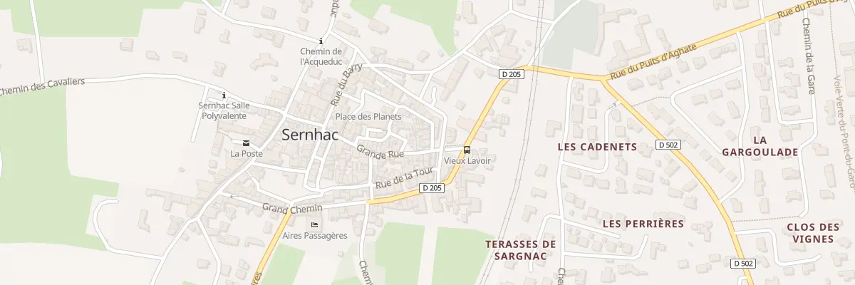 Plan du 27 Grand Rue à Sernhac