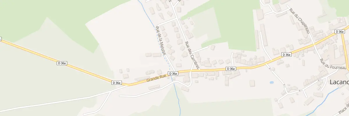 Plan du 2 Rue de la Meloise à Lacanche