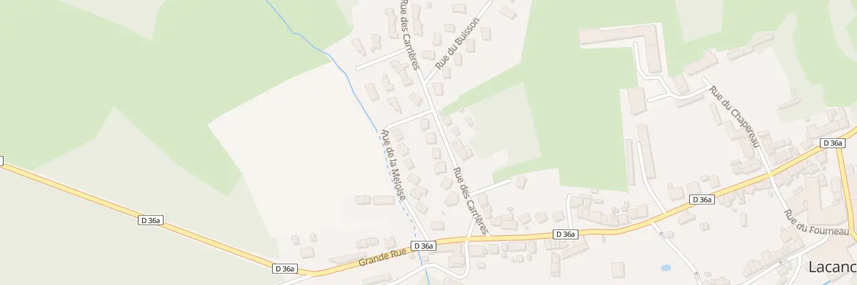 Plan du 9 Rue des Carrières à Lacanche