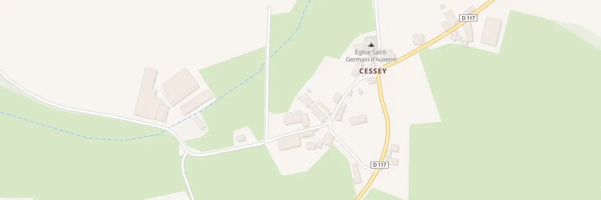 Plan du 9013 Hameau de Cessey à Vitteaux