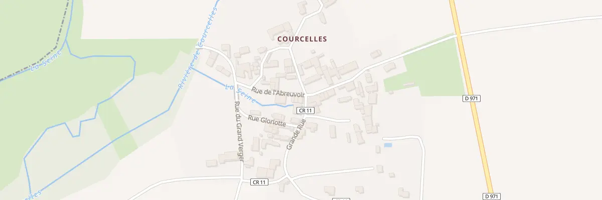 Plan du 10 Vc Grande Rue à Montliot-et-Courcelles