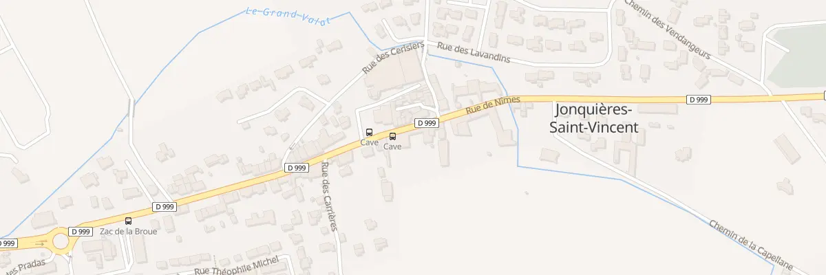 Plan du 19 Rue de Nimes à Jonquières-Saint-Vincent
