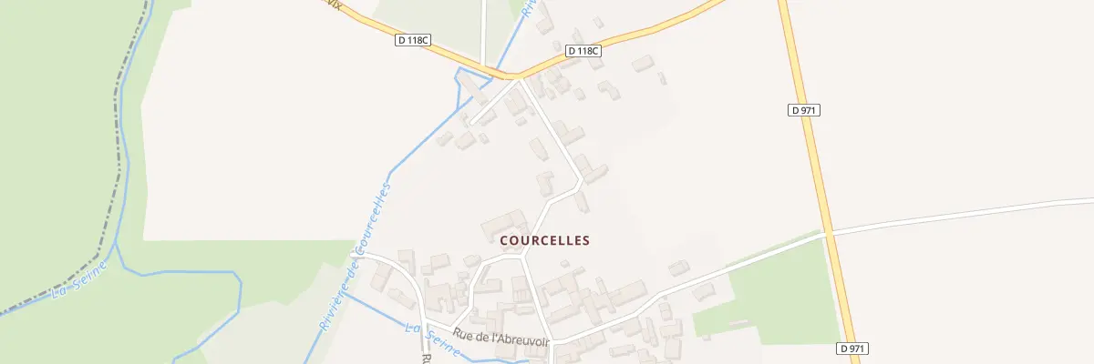 Plan du 1A Rue du Moulin (courcelles) à Montliot-et-Courcelles