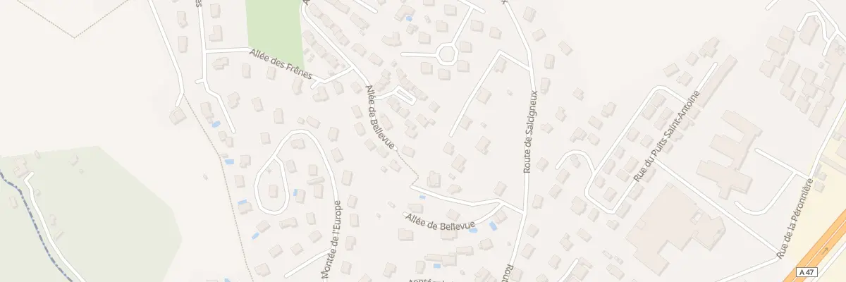Plan du 31 All de Bellevue à La Grand-Croix