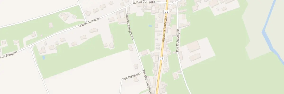 Plan du 1 Rue des Rampillons à Blacy