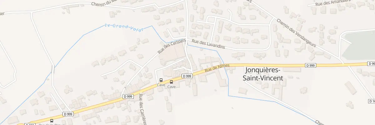 Plan du 1 Rue des Costières à Jonquières-Saint-Vincent