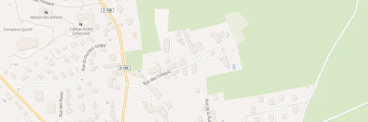Plan du 9 Rue des Coteaux à Pouilly-en-Auxois