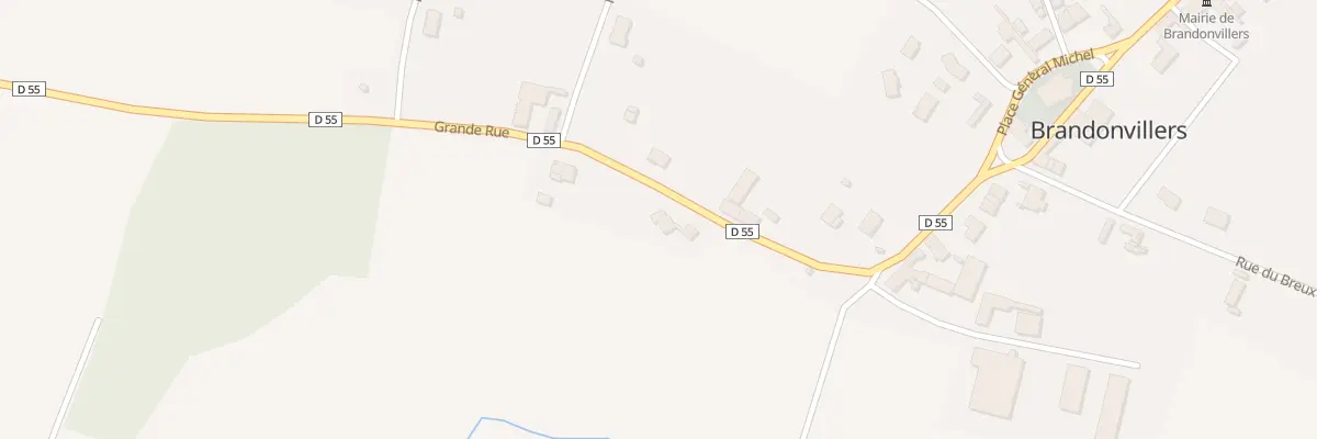 Plan du 6 Gr Grande Rue à Brandonvillers