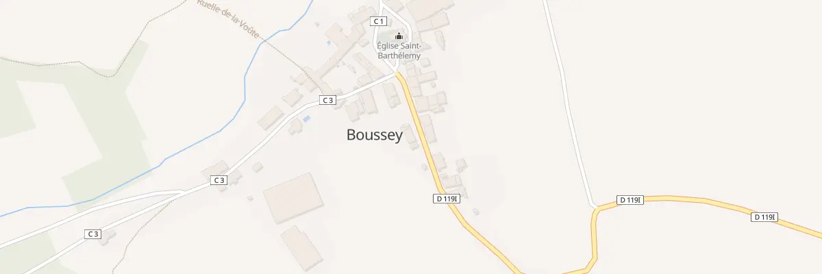 Plan du 2 Rue de la Fremiotte à Boussey