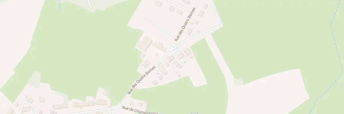 Plan du 25 Rue des Quatre Bornes à Lacanche