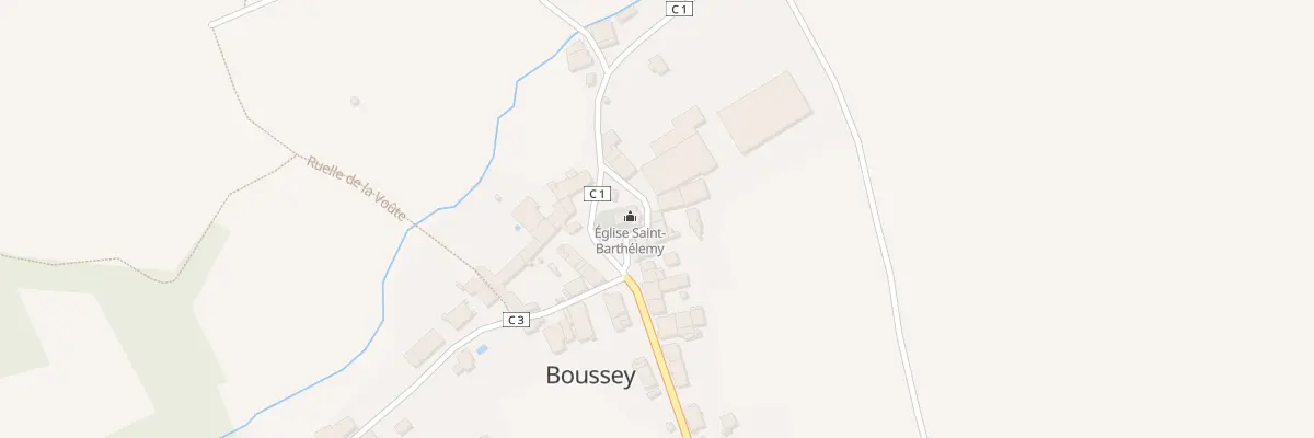 Plan du 2 Rue de l’Eglise à Boussey
