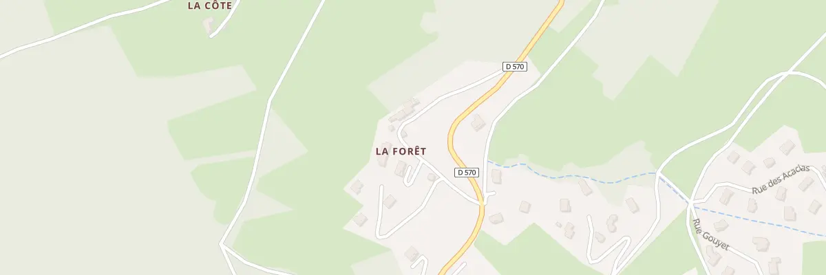 Plan du 5560 La Foret à Faugères